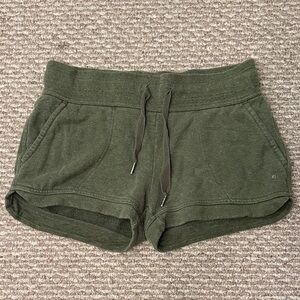 Prana Hemp Olive Green Shorts - Women's Medium - Soft Comfy Casual